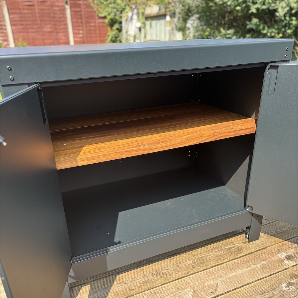 Cooking Station Cabinet with doors - warriorgarden