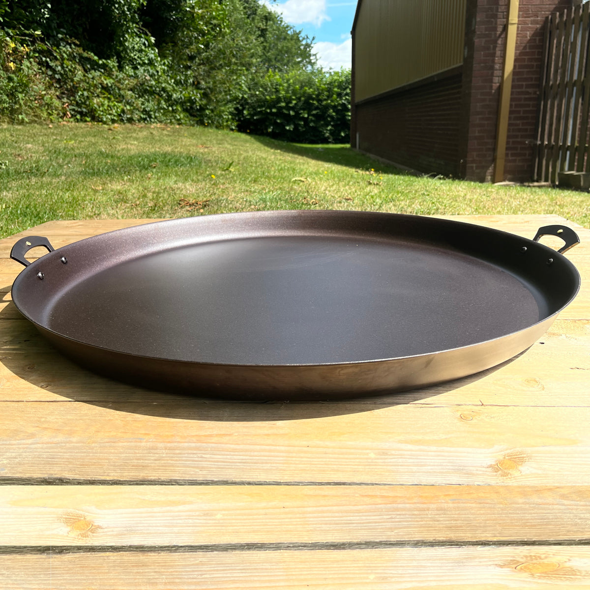 33" Paella Pand with Stand - 2 Piece - warriorgarden