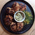 12" Black Iron Baking & Serving Tray - warriorgarden