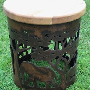 Carved Stool - warriorgarden