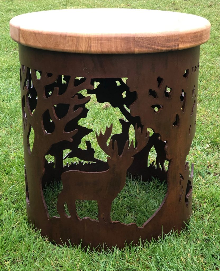 Carved Stool - warriorgarden