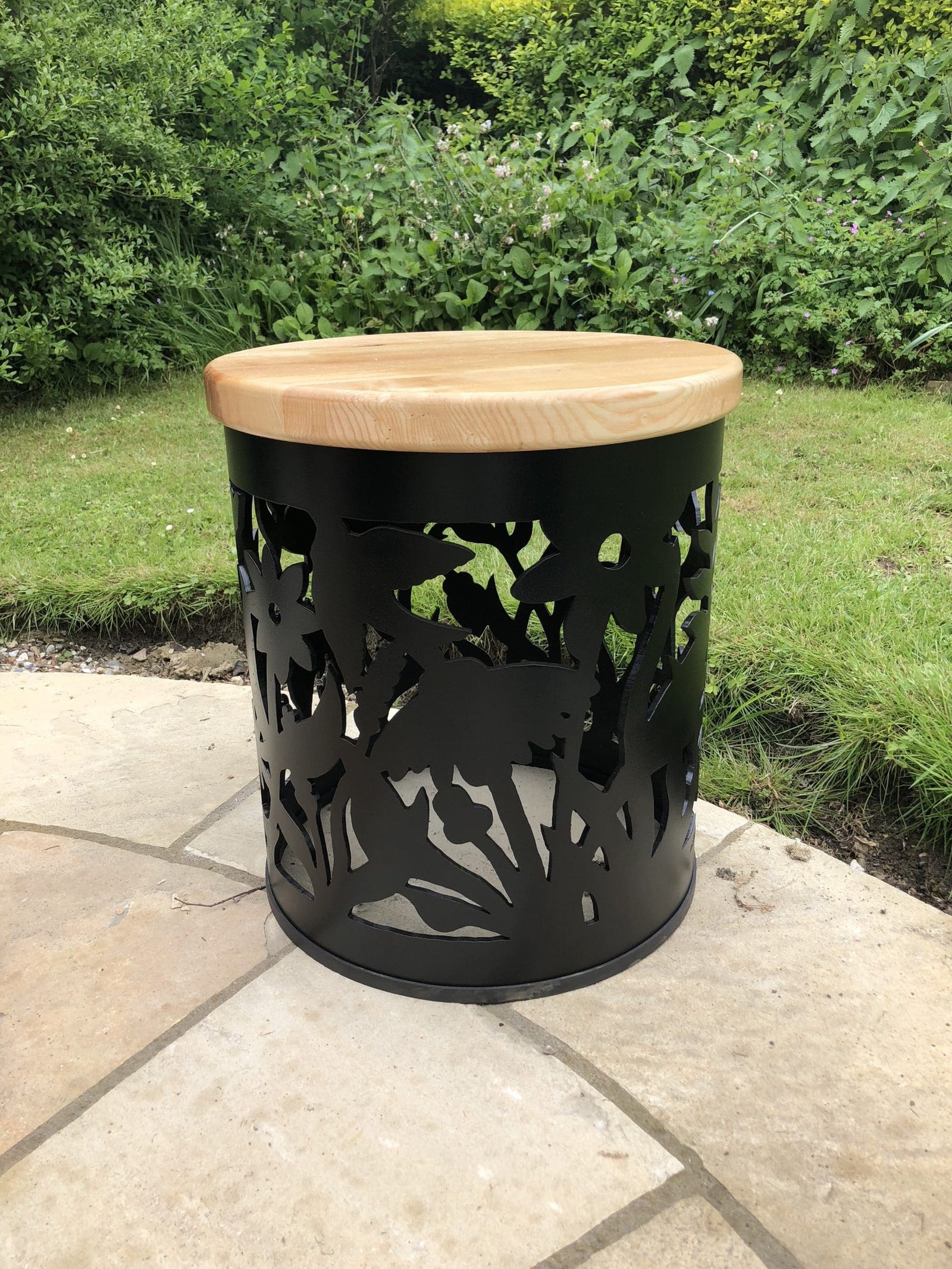 Carved Stool - warriorgarden