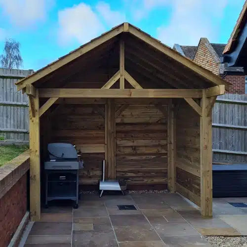 Wooden Gazebo Kit for BBQ's and Hot Tubs - warriorgarden