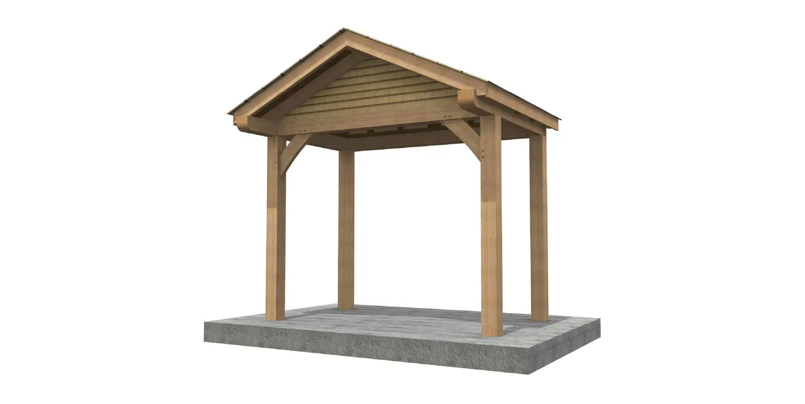 Oak Gazebo Kit for BBQ's and Hot Tubs - warriorgarden