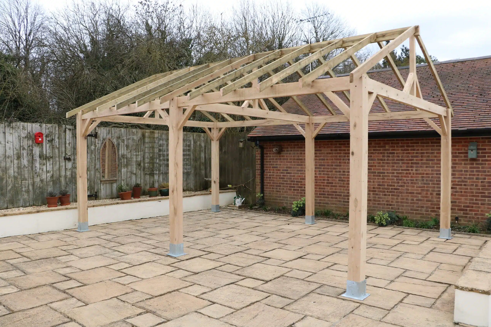 wooden outdoor gazebo cover