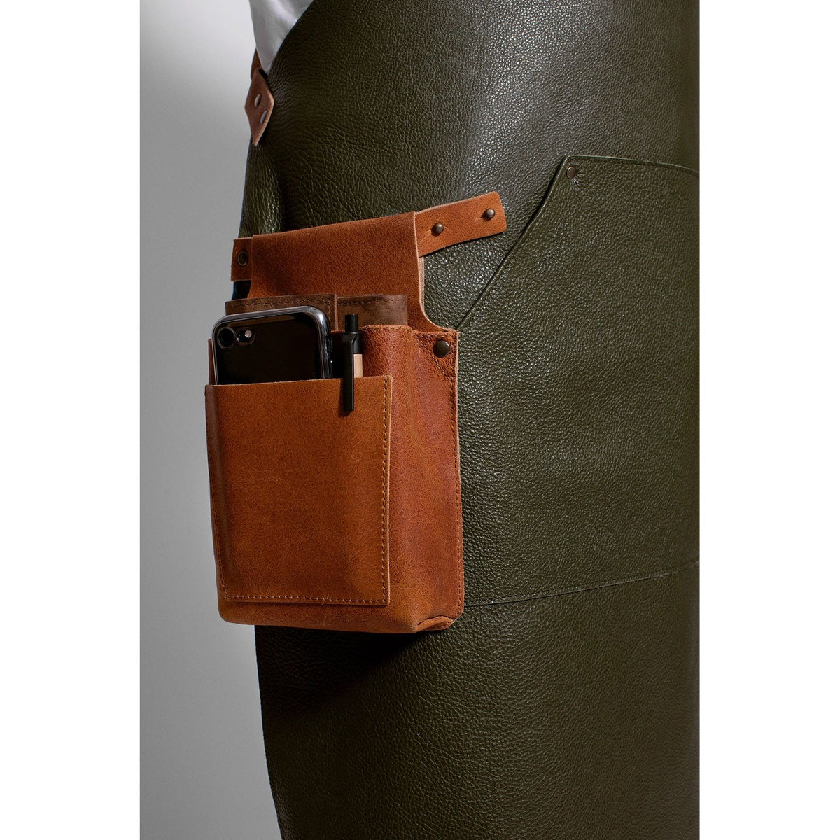 Leather BBQ Pouch - warriorgarden
