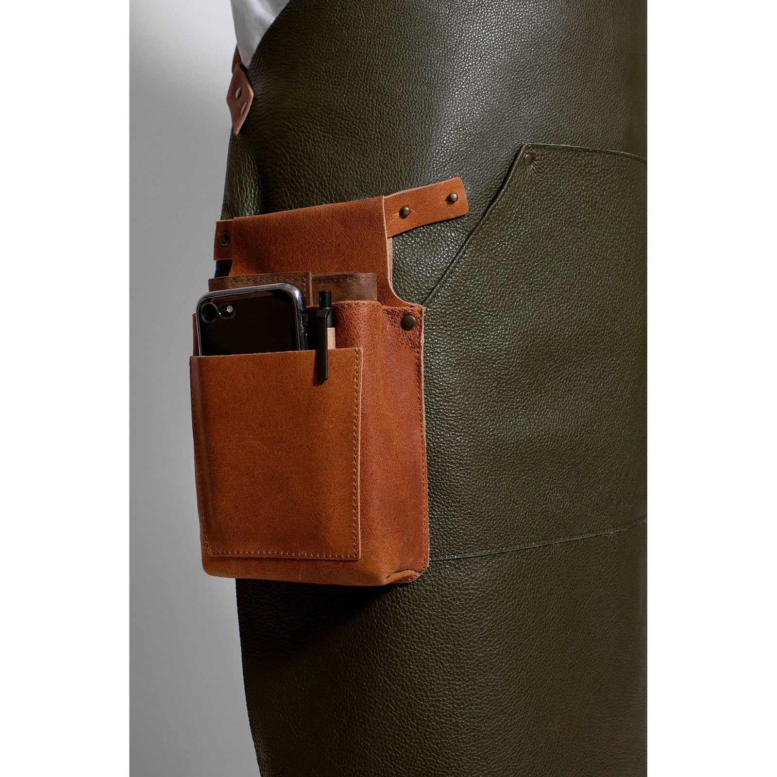 Leather BBQ Pouch - warriorgarden
