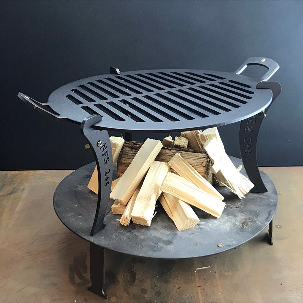 15″ Black Iron Barbecue Chapa - warriorgarden