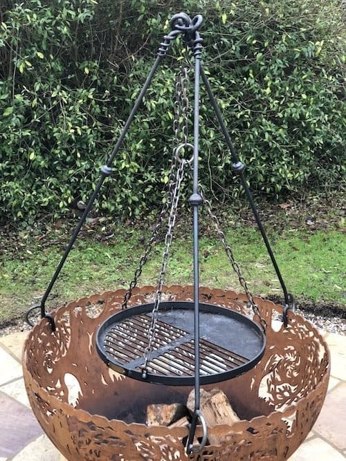 Fire Pit Bowl Cooking Set - warriorgarden