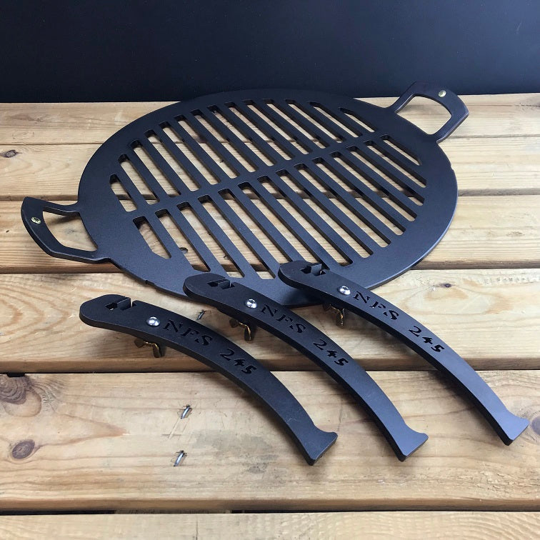 15″ Black Iron Barbecue Chapa - warriorgarden