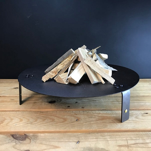 15" Black Iron Chapa Fire Table - warriorgarden