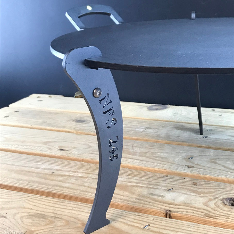 12″ Black Iron Chapa Griddle - warriorgarden