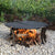 24" Black Iron Split Chapa Griddle Plate - warriorgarden