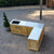 Rustic Outdoor Kitchen Cabinet with Sink - warriorgarden