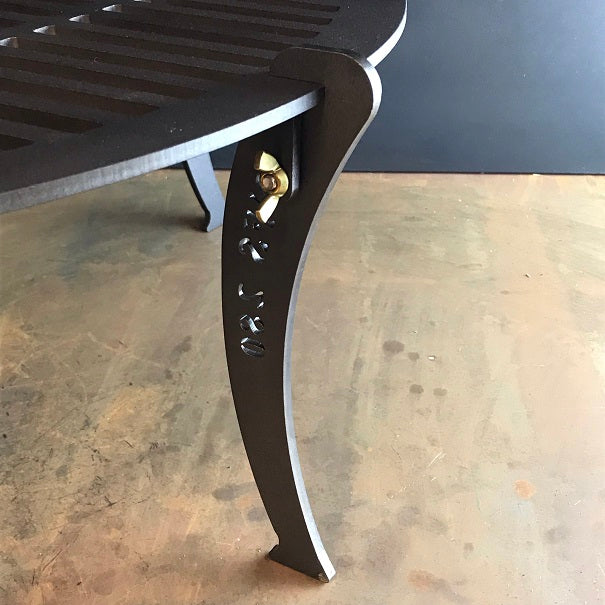 24″ Black Iron Split BBQ and Griddle Chapa - warriorgarden