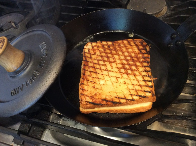 7" Cast Iron Steak Press - warriorgarden